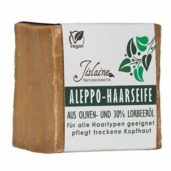 Jislaine Aleppo-Haarseife aus Oliven- und 30% Lorbeeröl